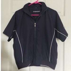 Vintage Lyle & Scott Women's Size Small Killarney Golf Club Zip Up Golf Shirt